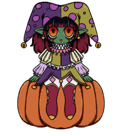 Halloween Artwork of Runara_